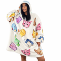 Pokémon Wearable Blanket Hoodie for Kids & Adults
