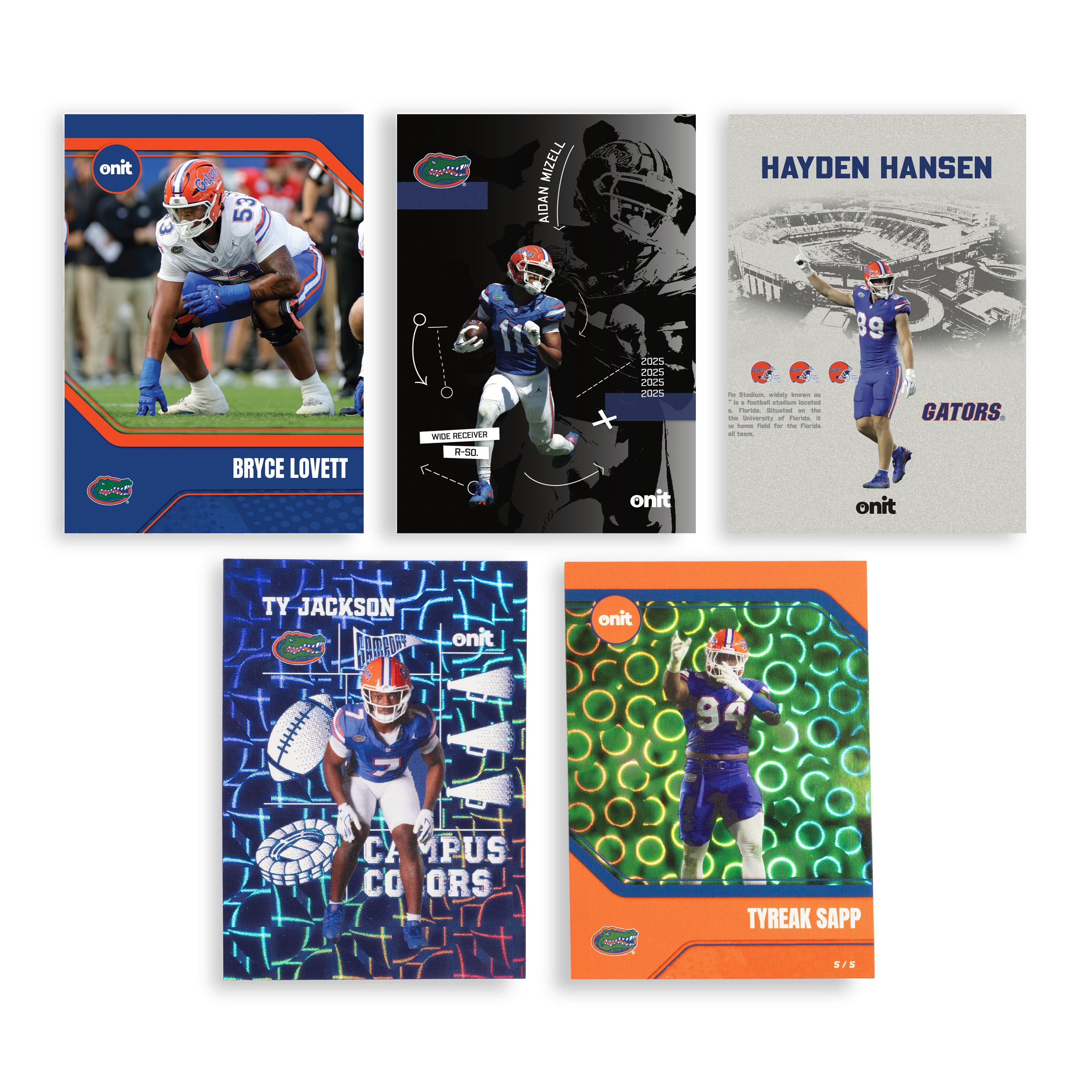 University of Florida Football 2025 Trading Cards - Platinum Box