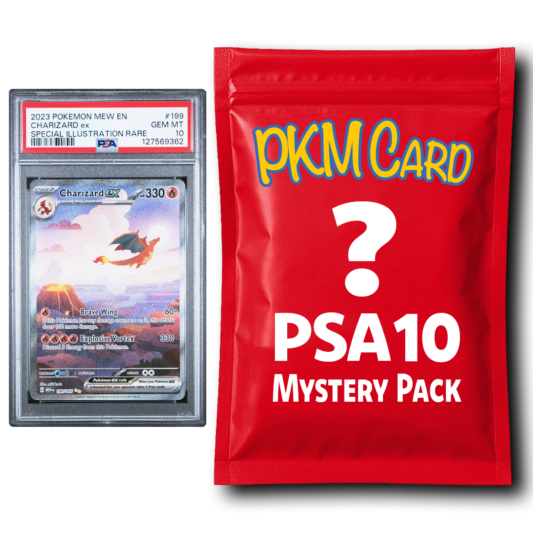 PKM PSA 10 Graded Card Mystery Pack Trading Card Game